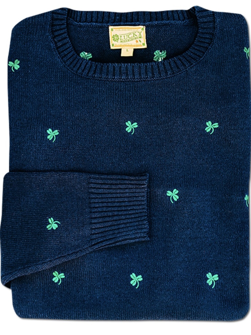 Kiel James Patrick KJP Lucky Charm Shamrock Sweater